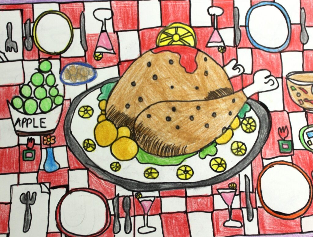 Thanksgiving table