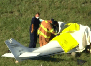 Airplane crash in North Perry Airport
