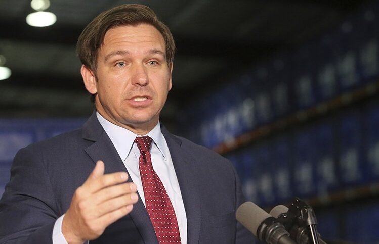 DeSantis talking