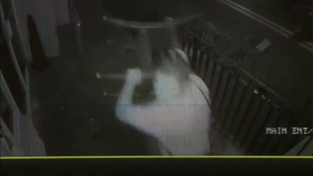 Surveillance video captures man who vandalized restaurant