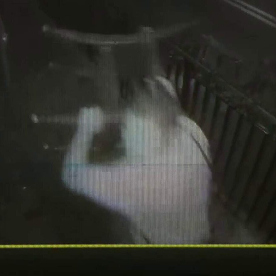 Surveillance video captures man who vandalized restaurant