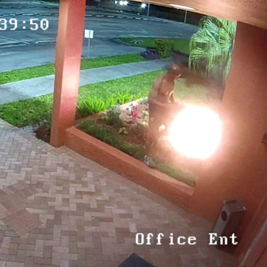 Vandalism at sunrise church, Miami