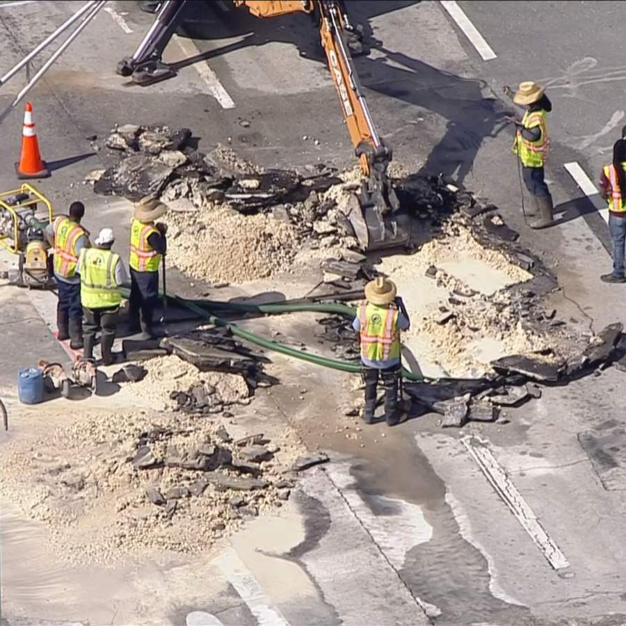 water main break in Fort Lauderdale