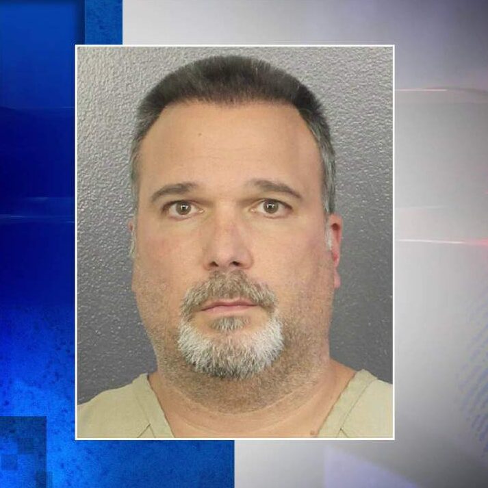 Parkland man slap slap security guard in the head