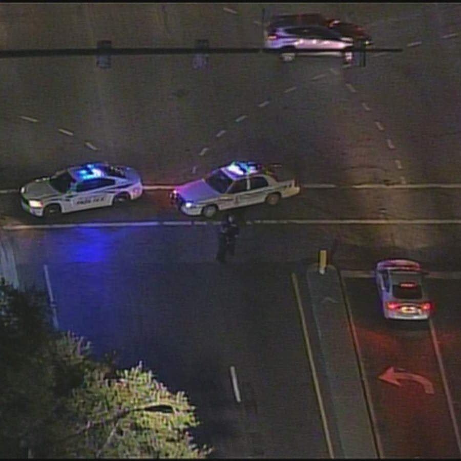 striking woman with vehicle in Plantation