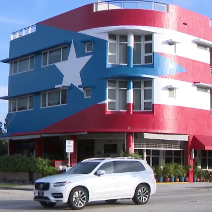 flag mural