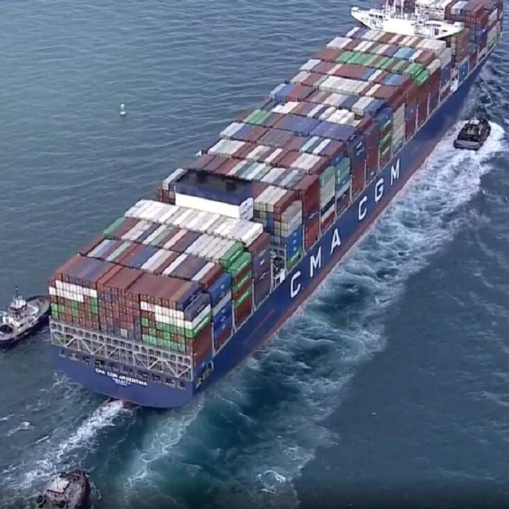 Largest container ship to ever call at a Florida port arrives at PortMiami