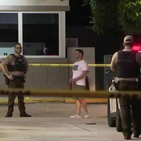 1 killed, 1 injured after gunman opens fire at gas station