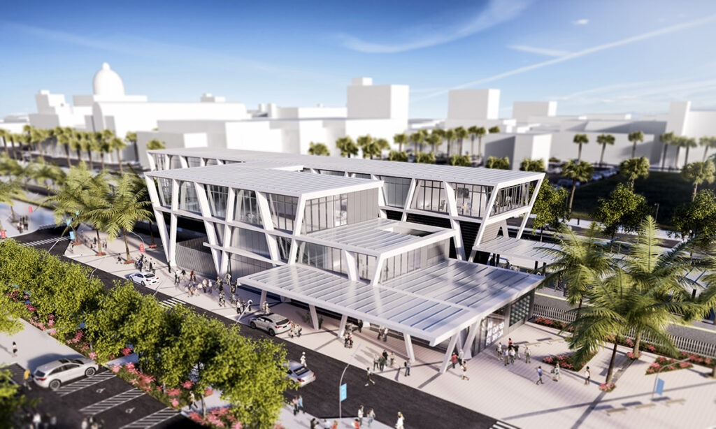First Look At New Miami Design District Train Station On Brightline Tracks, Plus Conceptual Drawings Of Signature Tower
